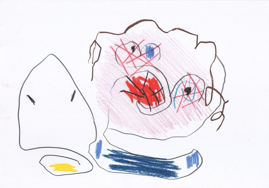 Nein, beim ersten Mal in den Arm